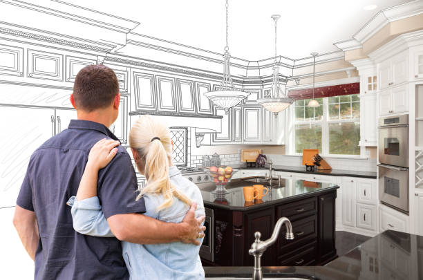 Professional Cabinet Refacing technician working in Willernie, MN